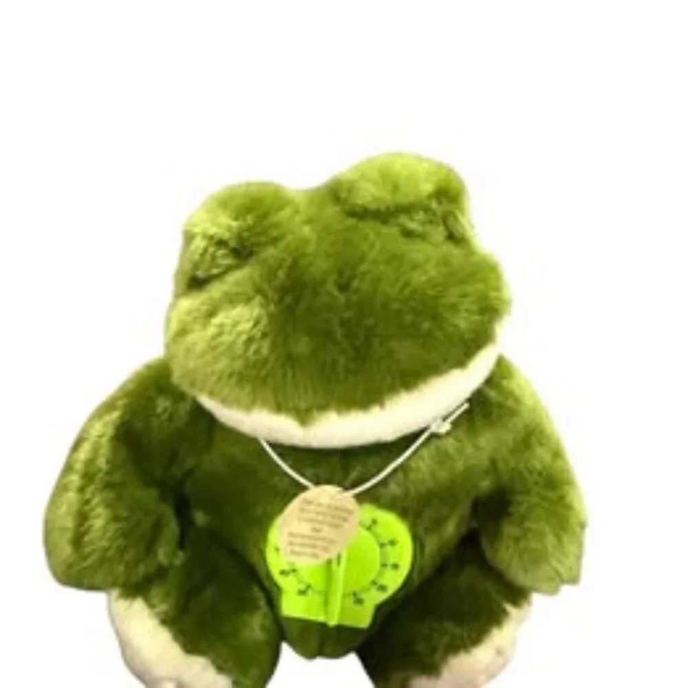 Green Frog Time Out Timer Plush Stuffed Animal NEW